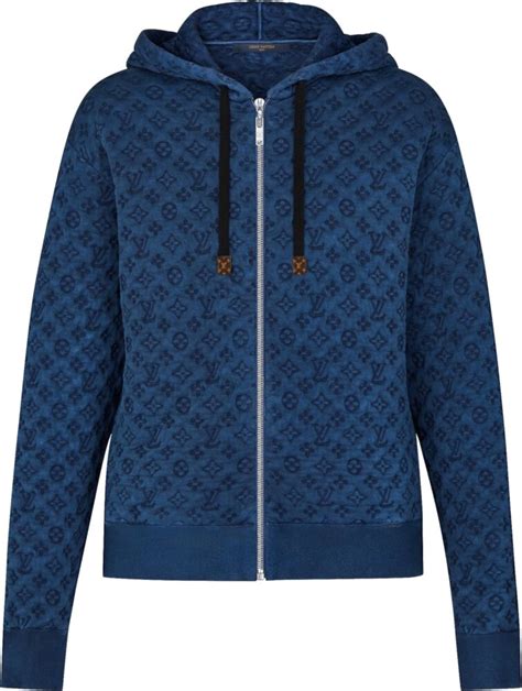 louis vuitton hoodie zip up|louis vuitton monogram hoodie.